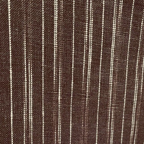 Kenneth Cole NY Linen Mini Coffee Brown Woven Short Skirt Office Party NWT - Picture 5 of 16